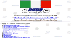 Desktop Screenshot of mirafiori.com